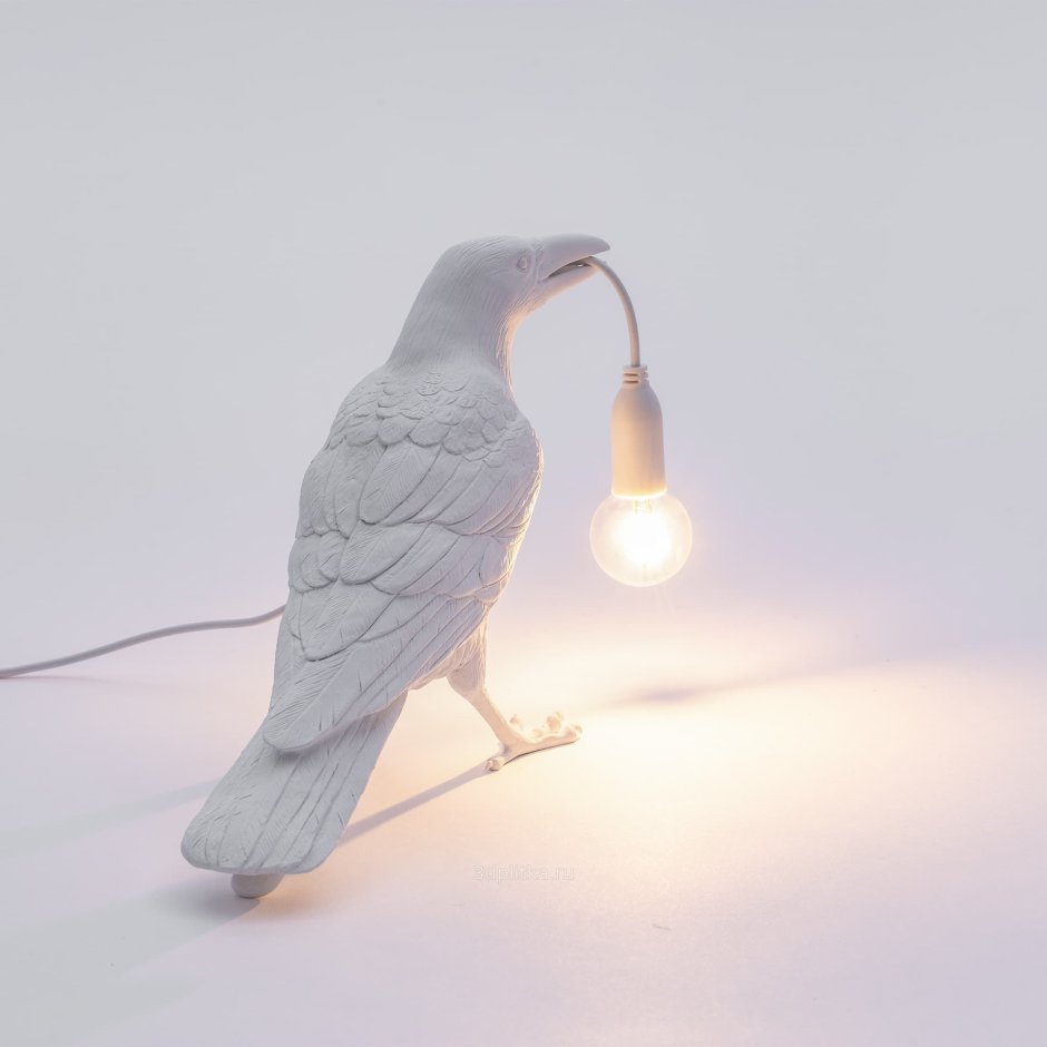 Настольная лампа Bird Lamp, белый/белый (Seletti, 14732)
