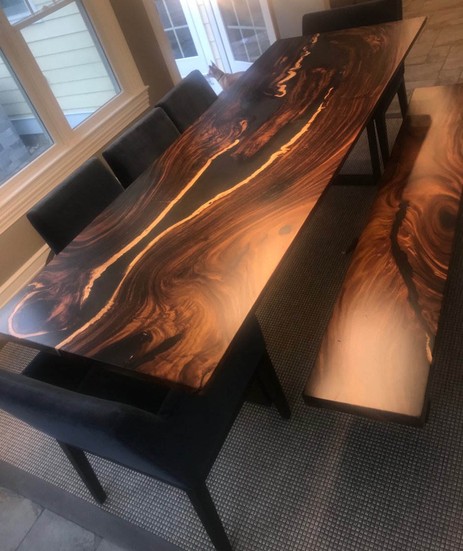 Стол журнальный Slab Wood