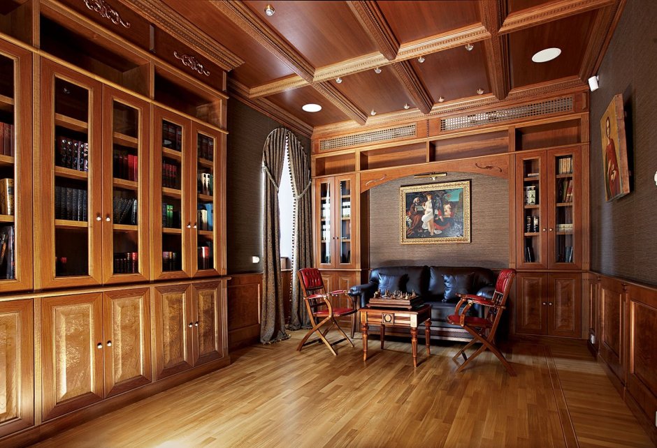 Классические деревянные интерьеры