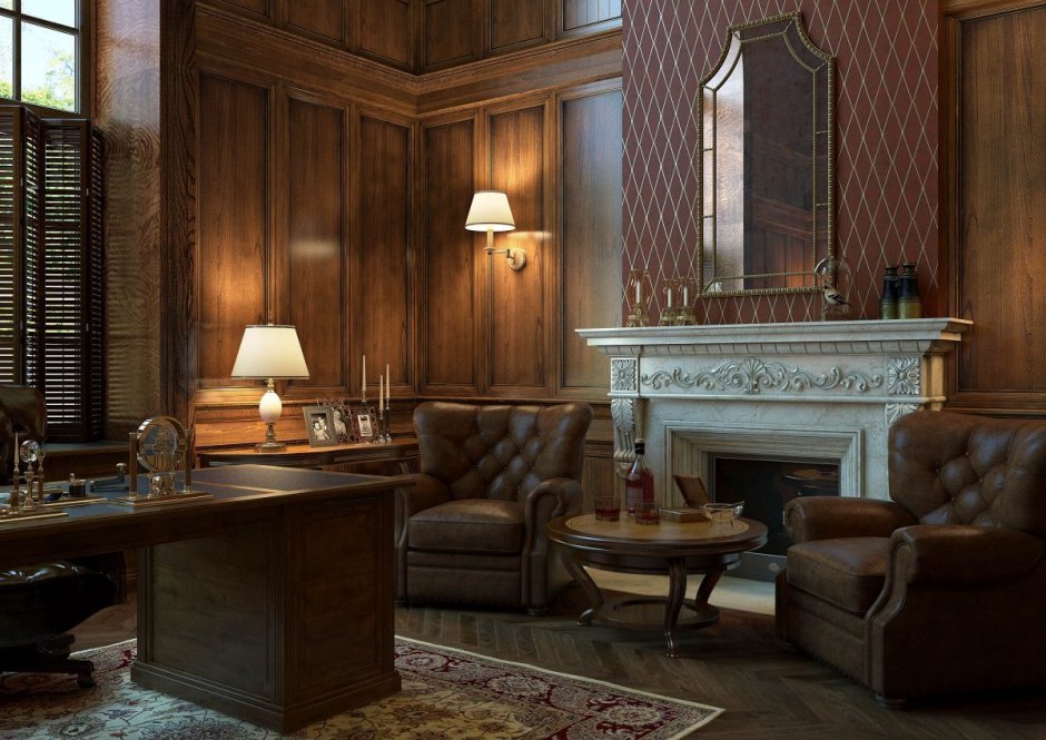 Деревянные буазери английский стиль