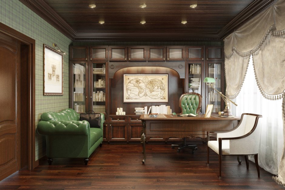 Английская классика в интерьере стоматологии