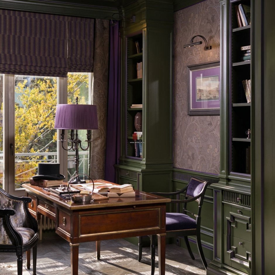 Кабинет в классическом стиле