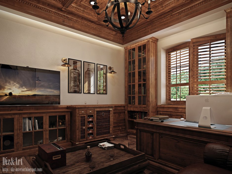 Проект кабинета в доме