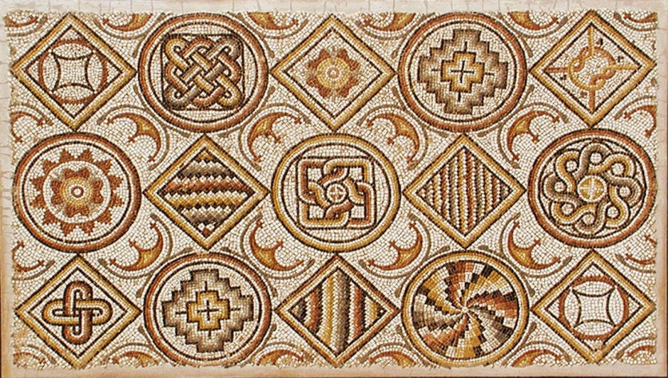 Мозаический орнамент Византия
