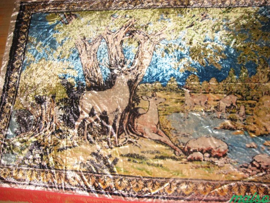 Настенный ковер с оленями