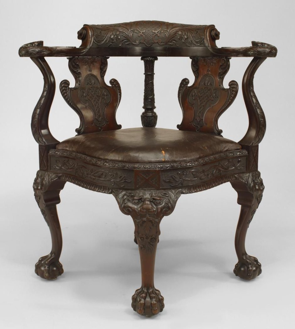 Кресло 19 века Чиппендейл