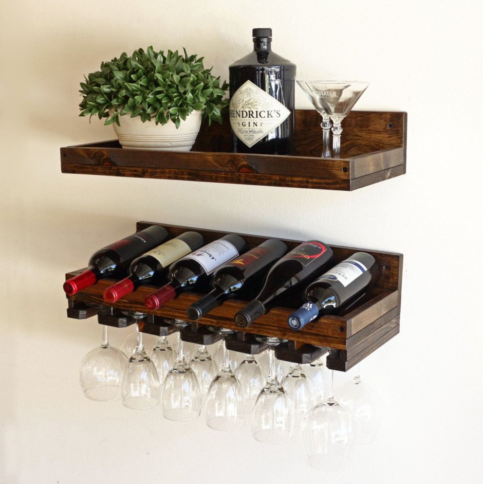 Подставка/сушилка Blomus, Wall Mounted Wine Rack