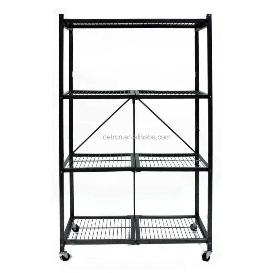 Железный складной стеллаж