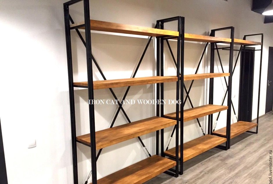 Полки из металлического профиля