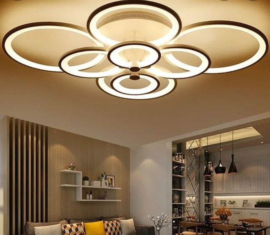 Люстра led Ceiling Lamp 6 кольца