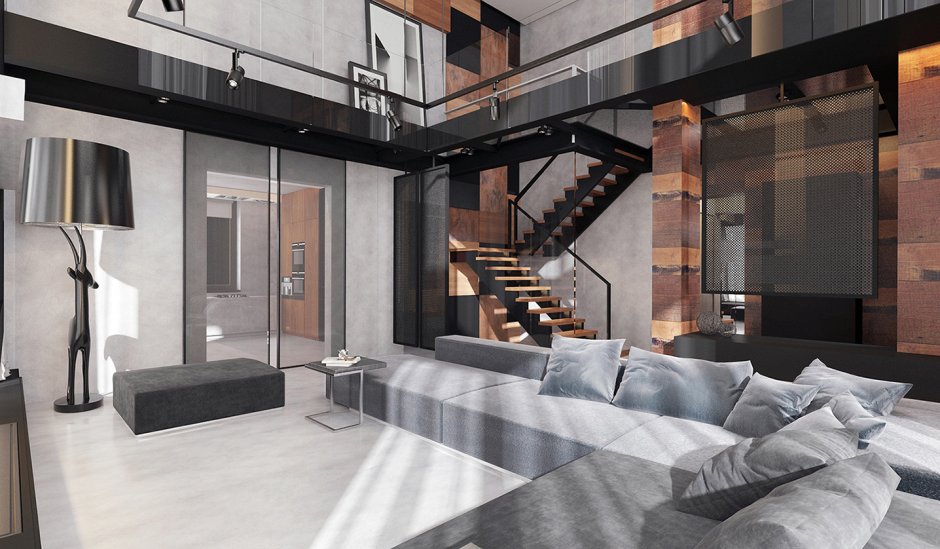 Стиль брутализм в интерьере