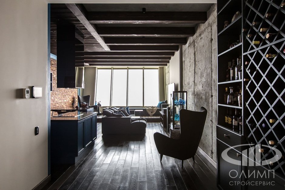 Лофт брутализм