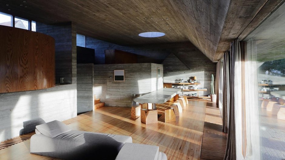 Интерьер в стиле брутализм и необрутализм