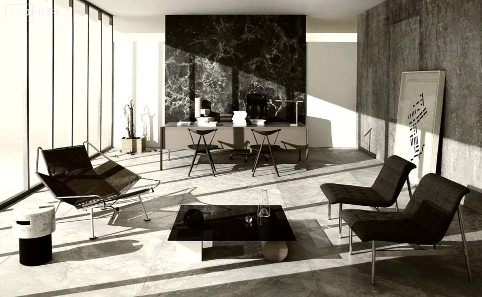 Стиль брутализм в интерьере