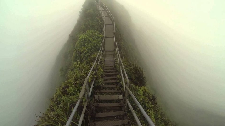 Фотообои лестница в горах