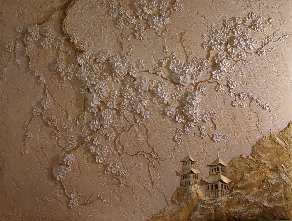 Барельеф Сакура
