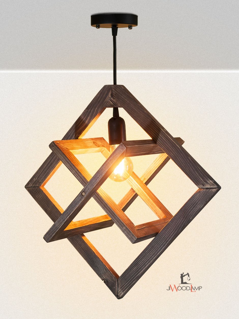 Humphry Pendant Lamp Wood Tailors Club riveting Crafts 3d