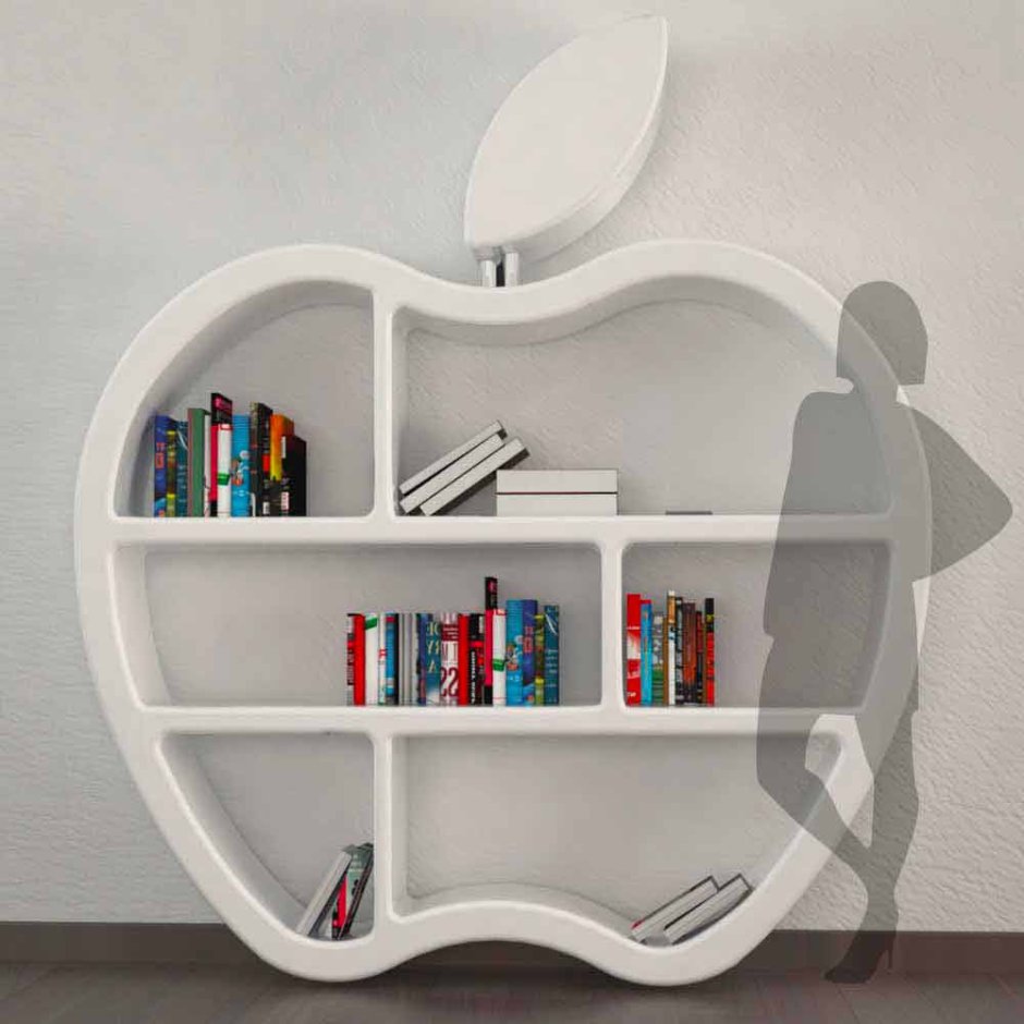 Книжная полка в виде кружек