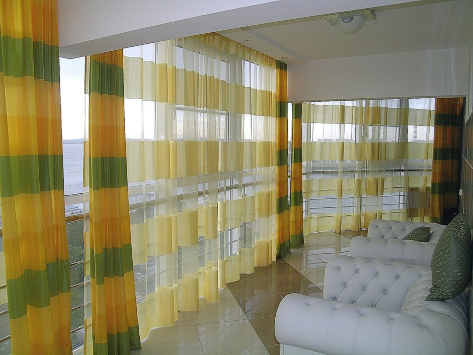 Современные шторы для гостиной