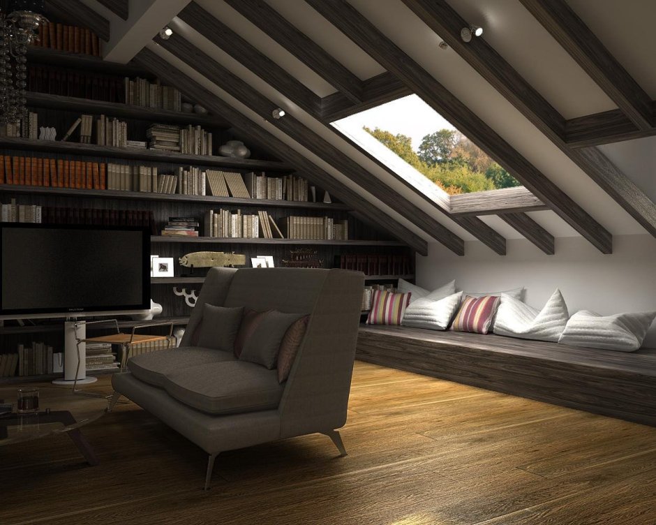 Фазенда мансарда в стиле Прованс