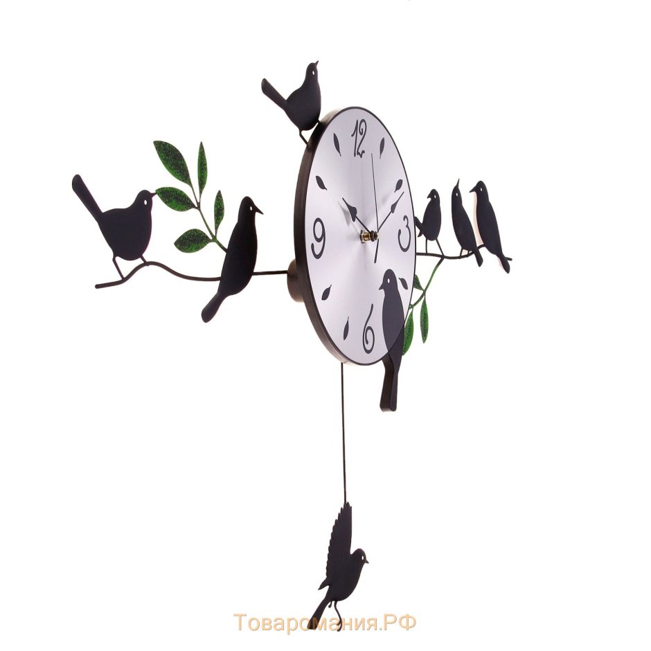 Часы настенные "птица"