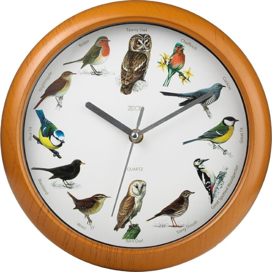 Часы в виде птицы