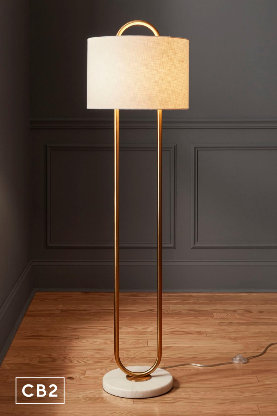 Cb2 Exclusive Top Warner Floor Lamp