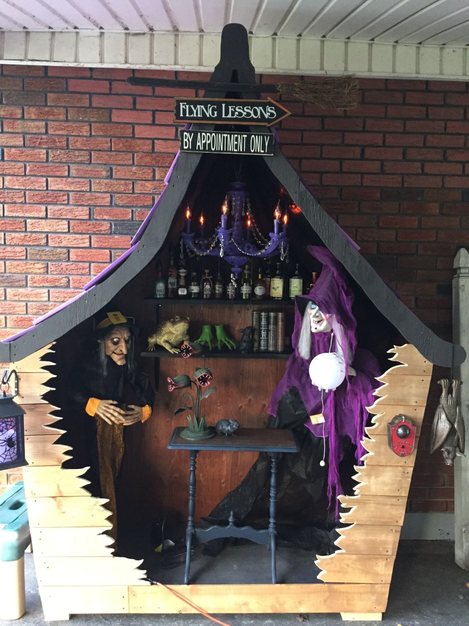 Дом ведьмы на Хэллоуин украшения