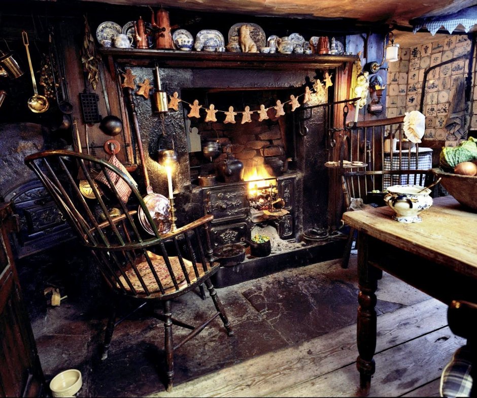Кухня в стиле домик ведьмы