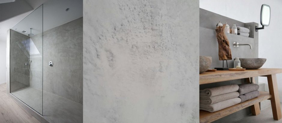 Микроцемент ванная лофт