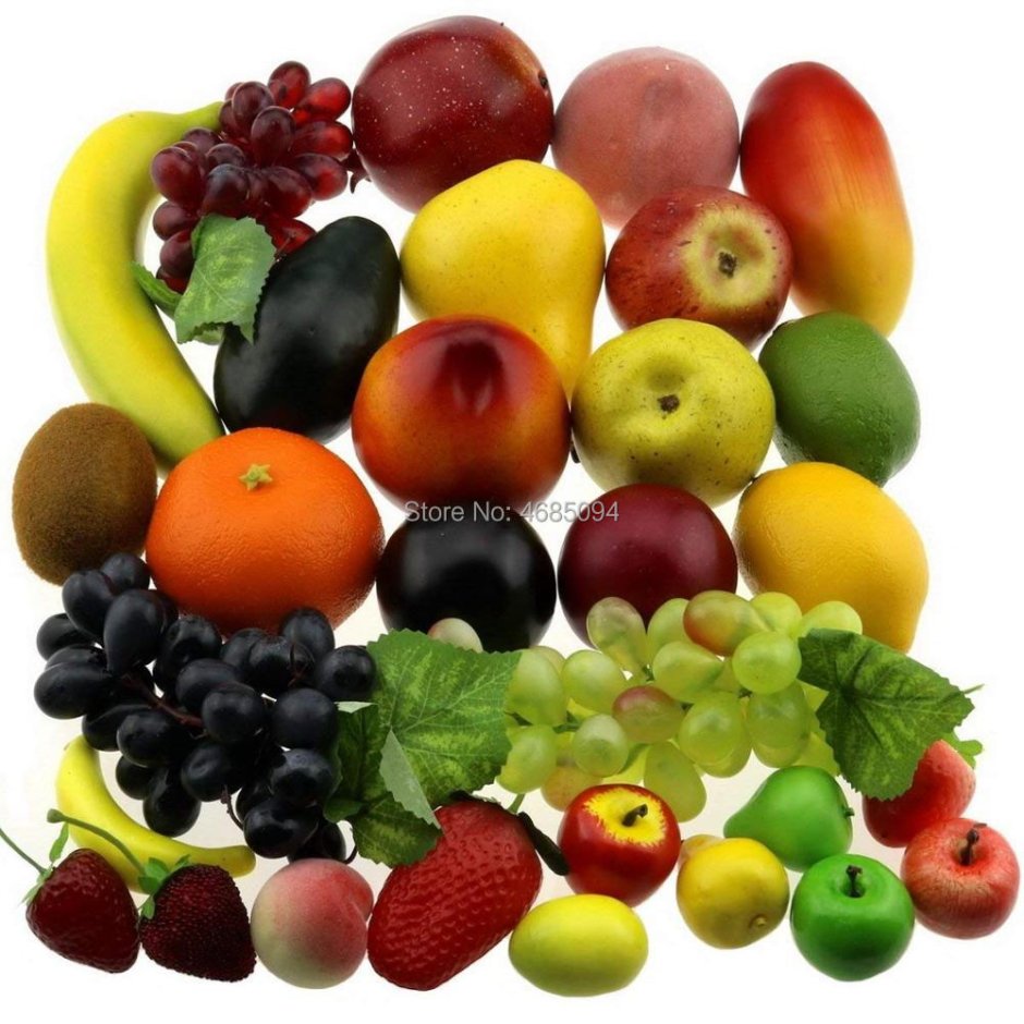 Пластмассовые фрукты