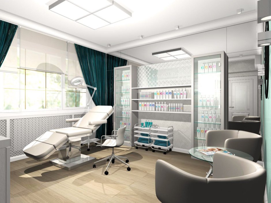 Окно в косметологическом кабинете