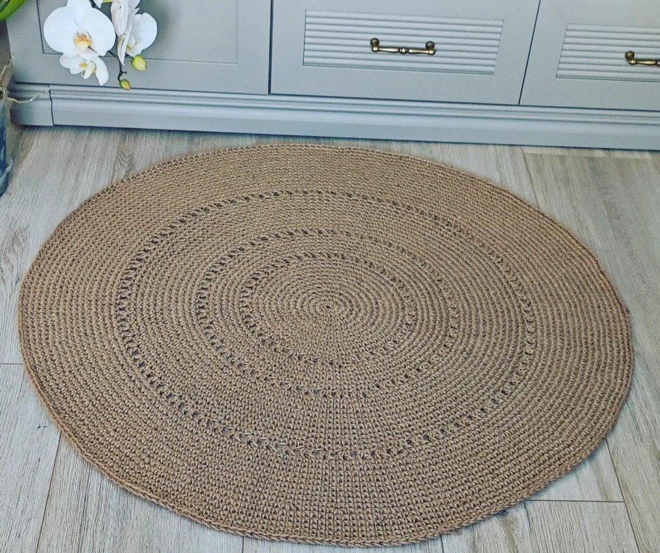 Коврик из джута