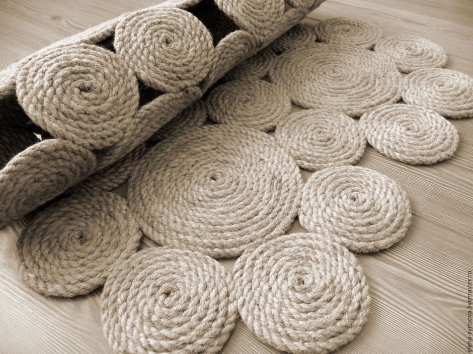 Ковер из джута