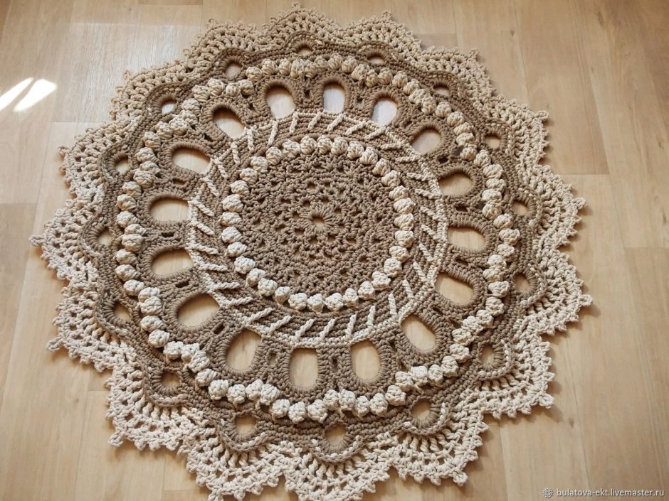 Ковер крючком Crochet Rug