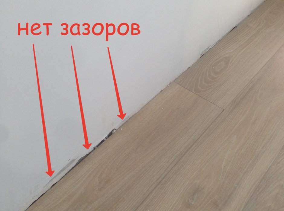 Ламинат в дверном проеме