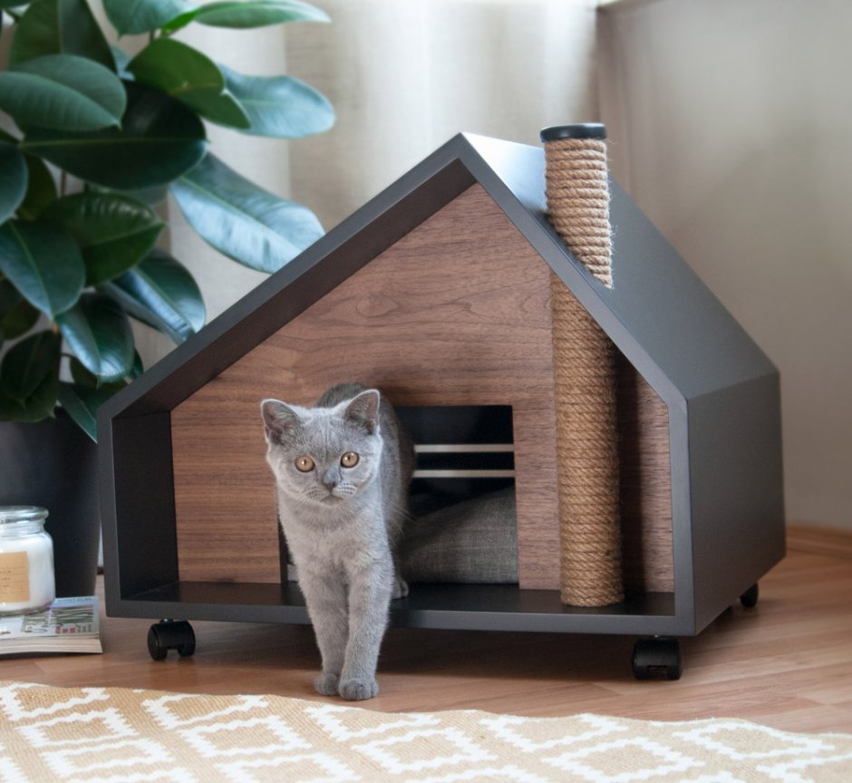 Красивые домики для кошек