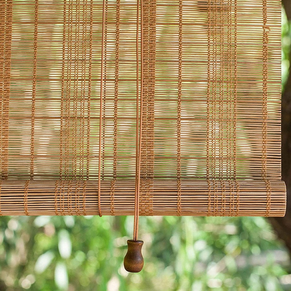 Занавески из бамбука