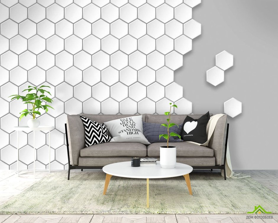 Декоративные шестиугольники панели для стен