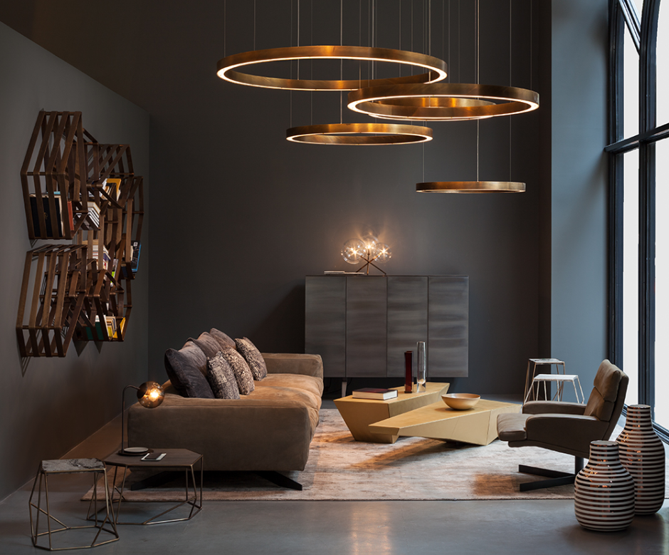 Люстра Light Ring horizontal von Henge designed by massimo Castagna in 2012