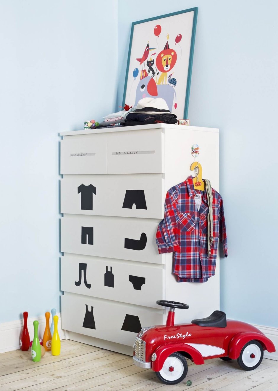 Комод в детскую комнату для мальчика