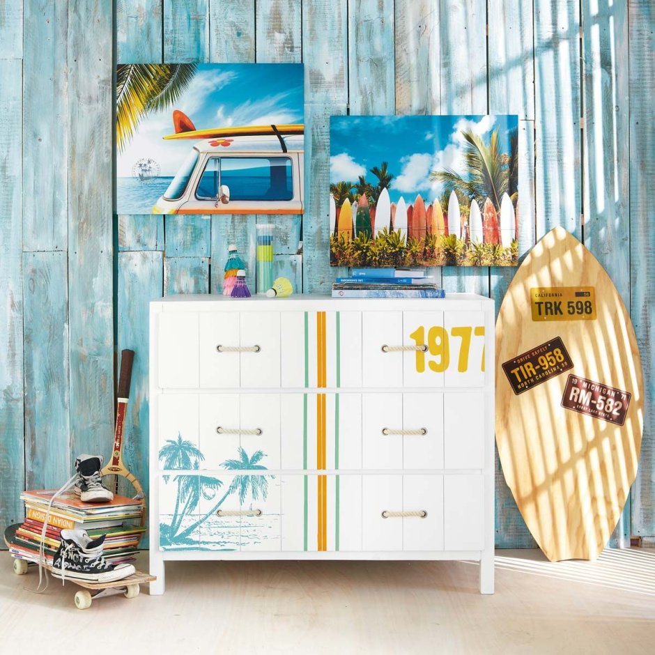 Комната в стиле серф