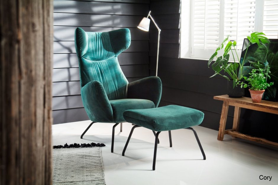 Green Velvet Armchair