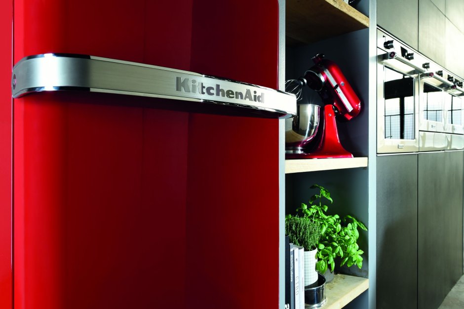 Холодильник kitchenaid iconic красный f105662, KCFME 60150l