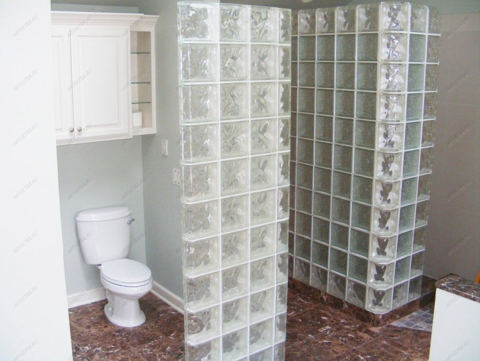 Мебель из стеклоблоков