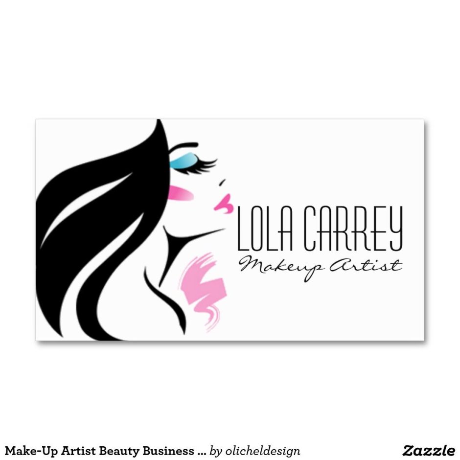 Business Card Nail make-up