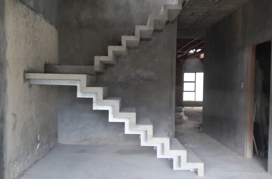 Лестница из бетона вид сверху