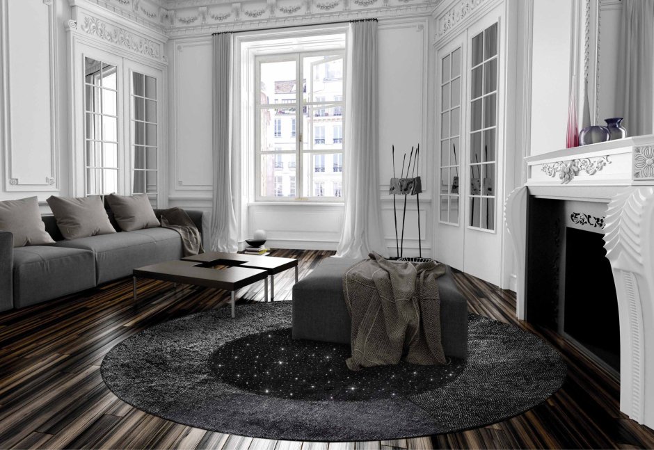 Керамогранит Petrified Core Grey Panther rett 45 45x90