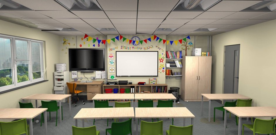 Цветовые решения для школьного кабинета