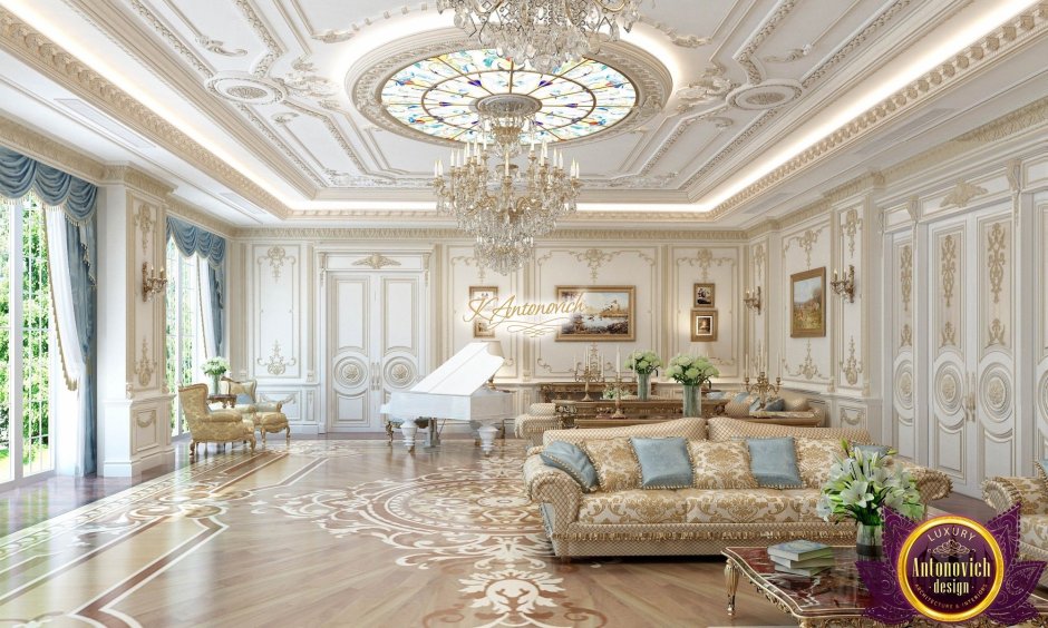 Королевская гостиная Luxury Antonovich Design